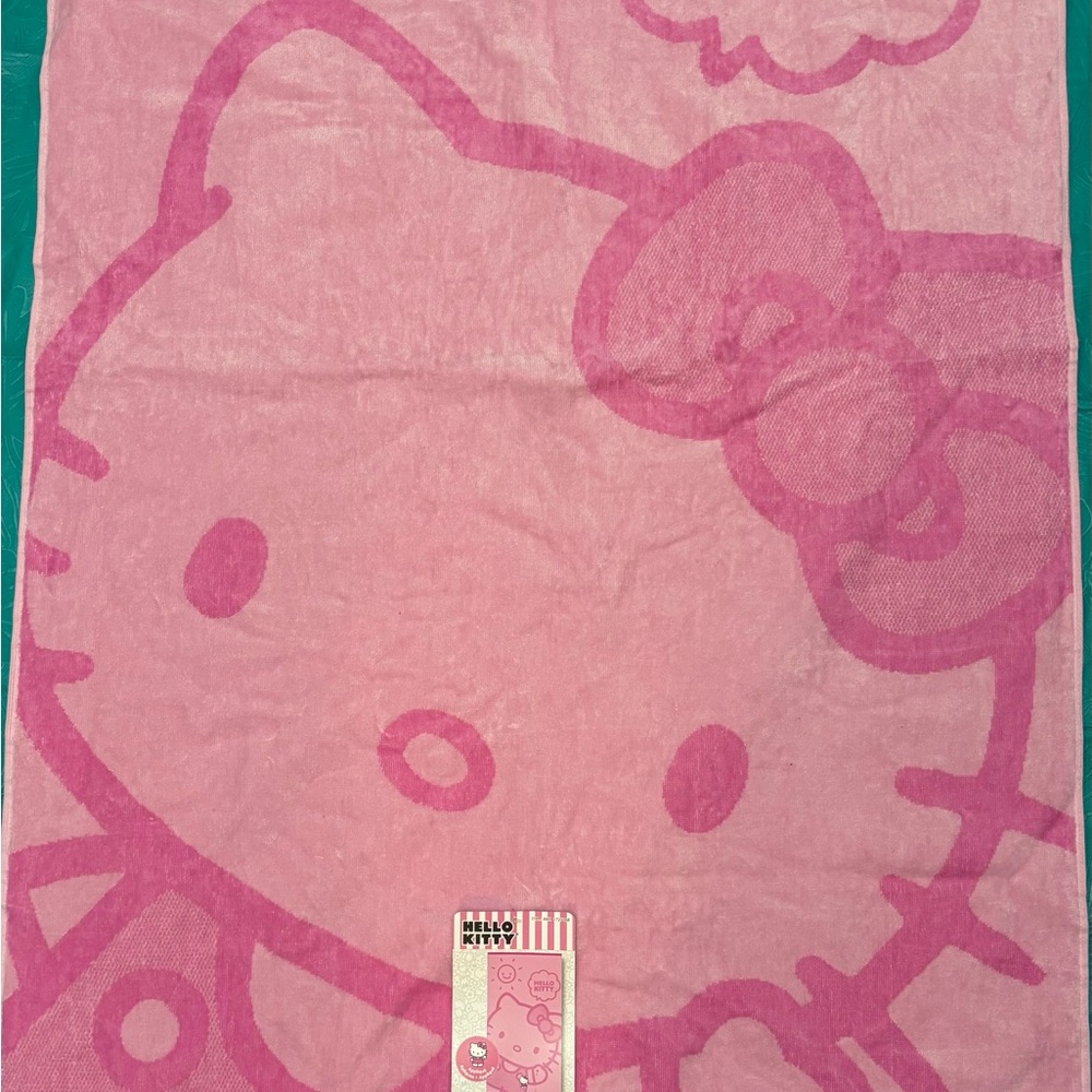 Sanrio Pink Hello Kitty Beach Towel